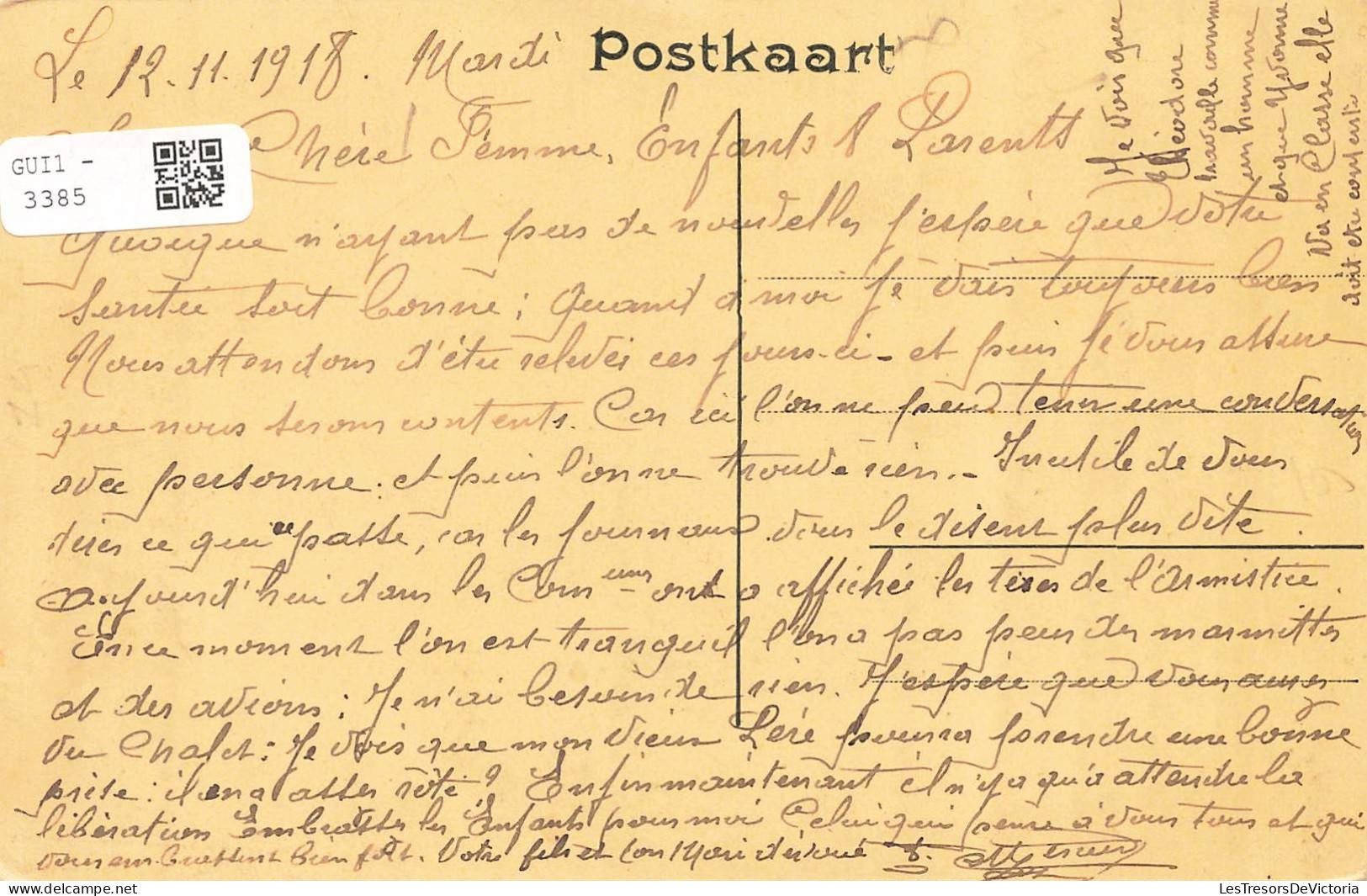 [-5%] BELGIQUE - Waereghem - De Kerk - Animé - Pavé - Vue De Face - Architecture - Travaux - Carte Postale Ancienne - Waregem