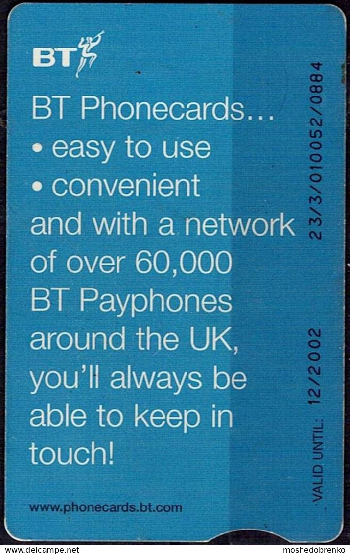 UNITED KINDOM 2002 PHONECARDS BT THOUSANDS OF SMACKERS TO BE WON CARD WITH CHIP USED VF!! - Altri & Non Classificati