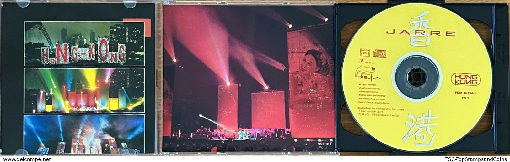 CDWORM011 - Jean-Michel Jarre - Live In Hong Kong - 1994 - CD X 2 - World Music