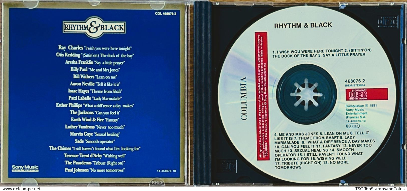 CDSR&B004 - Rhythm & Black - Compilation 1991 - CD - Soul - R&B