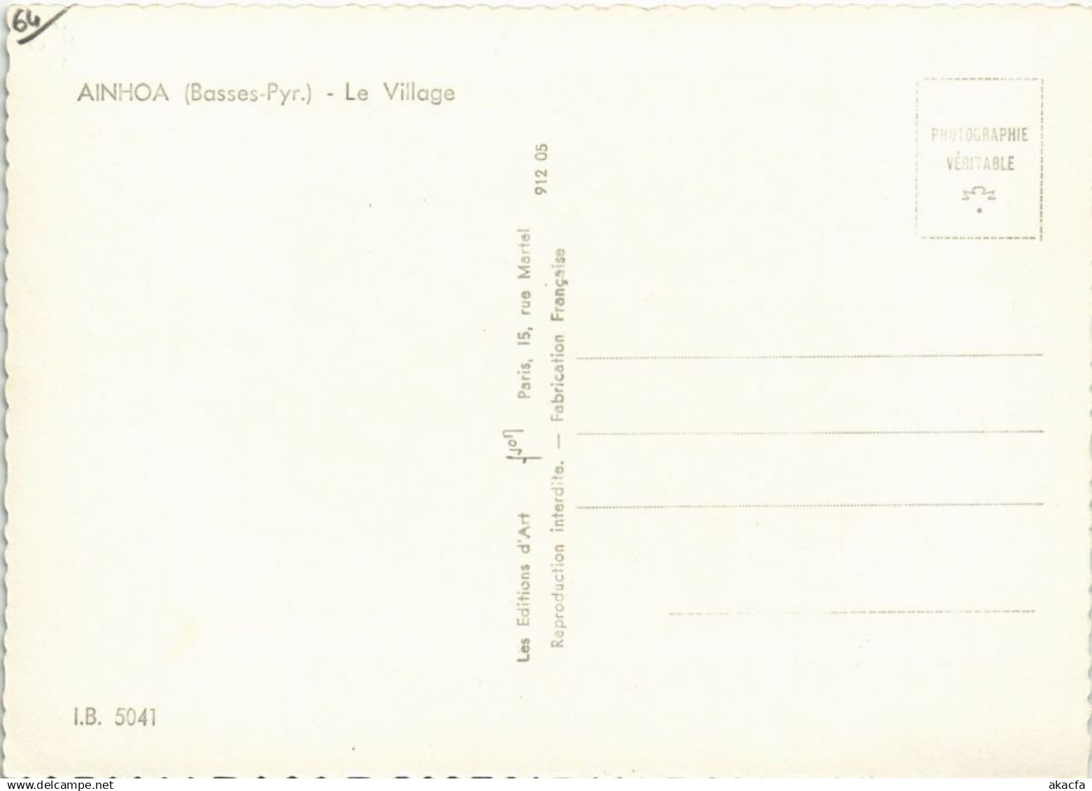 CPM AINHOA Le Village (1167627) - Ainhoa