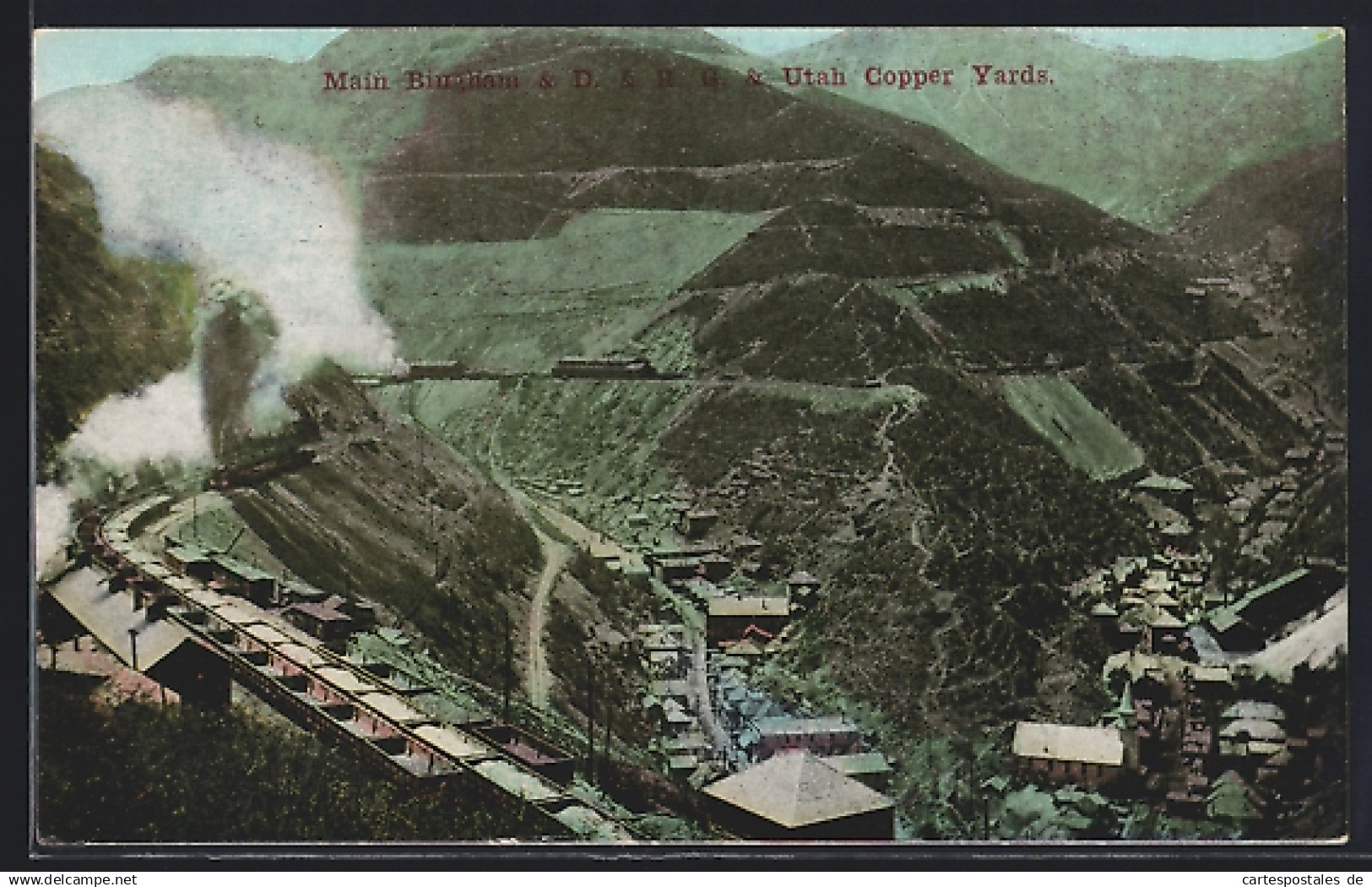 AK Bingham, UT, Main Bingham & D. & R. G. & Utah Copper Yards  - Autres & Non Classés