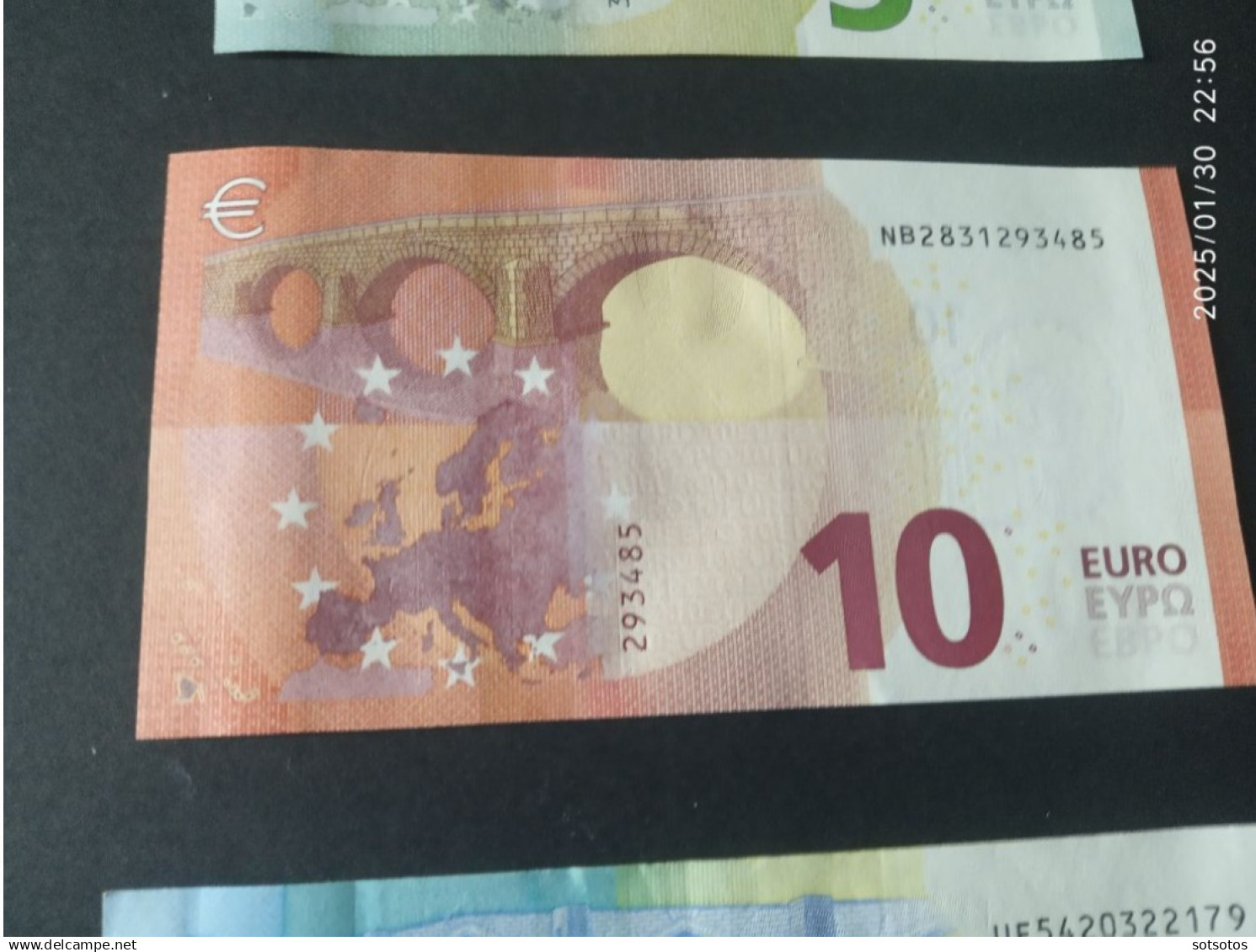 2002 - UNC, 3 Banknotes  € 20 - €10 - €5  - With Dragui Signature - Bank Of Greece - Excellent Quality Unused - Autres & Non Classés