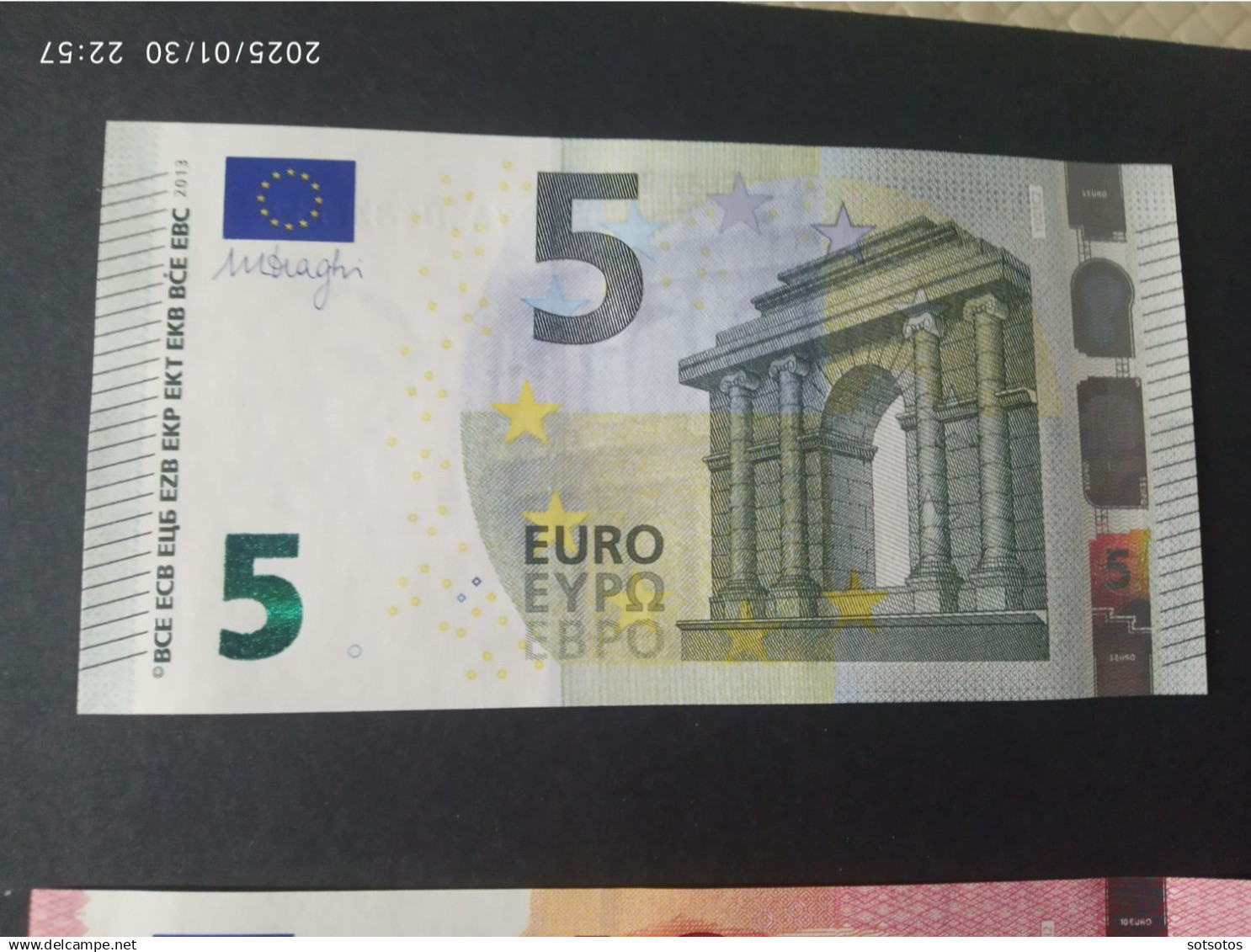 2002 - UNC, 3 banknotes  € 20 - €10 - €5  - with Dragui signature - Bank of Greece - Excellent quality Unused