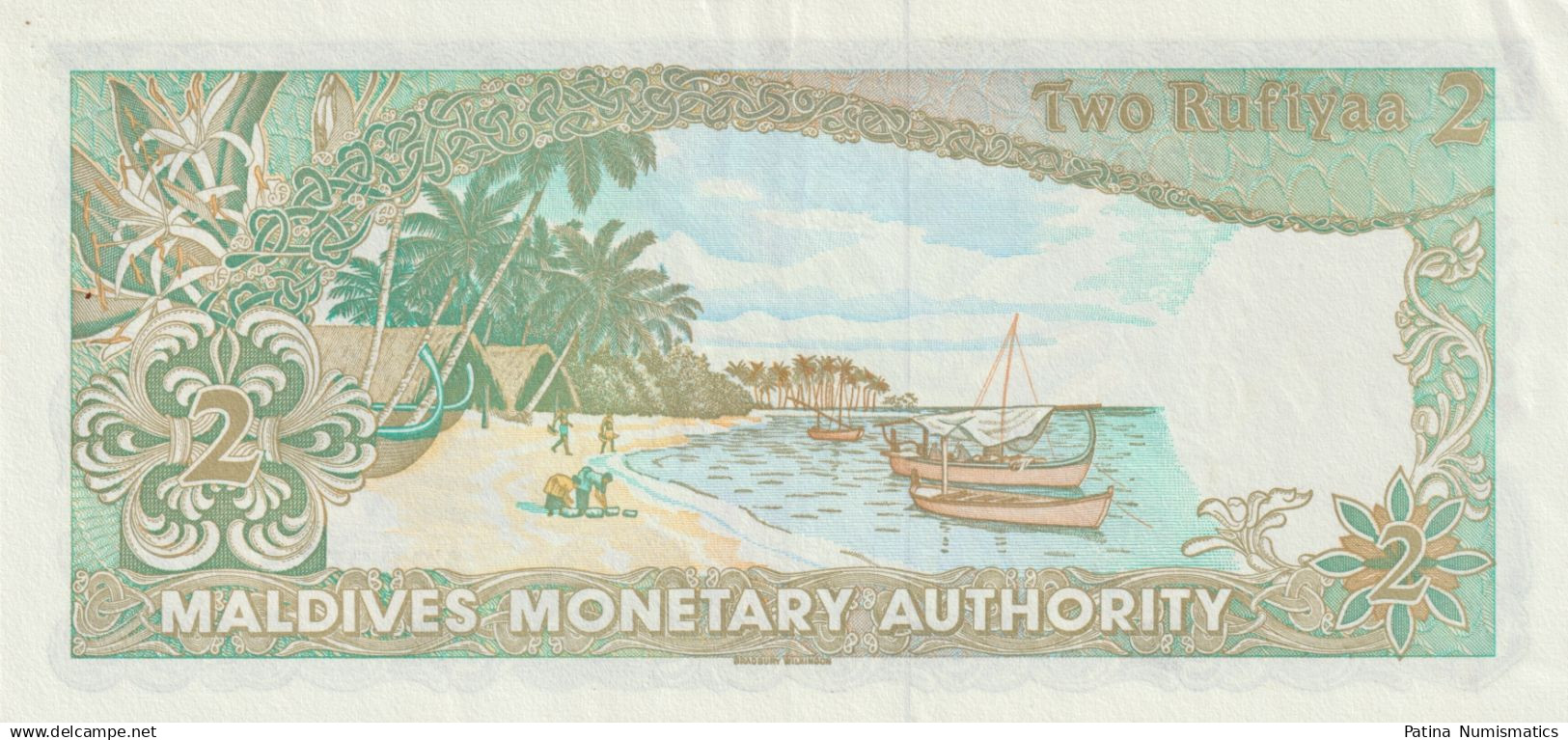 Maldives  2 Rufiyaa  1983   P 9 A   “A” Prefix   Crisp UNC- - Maldive