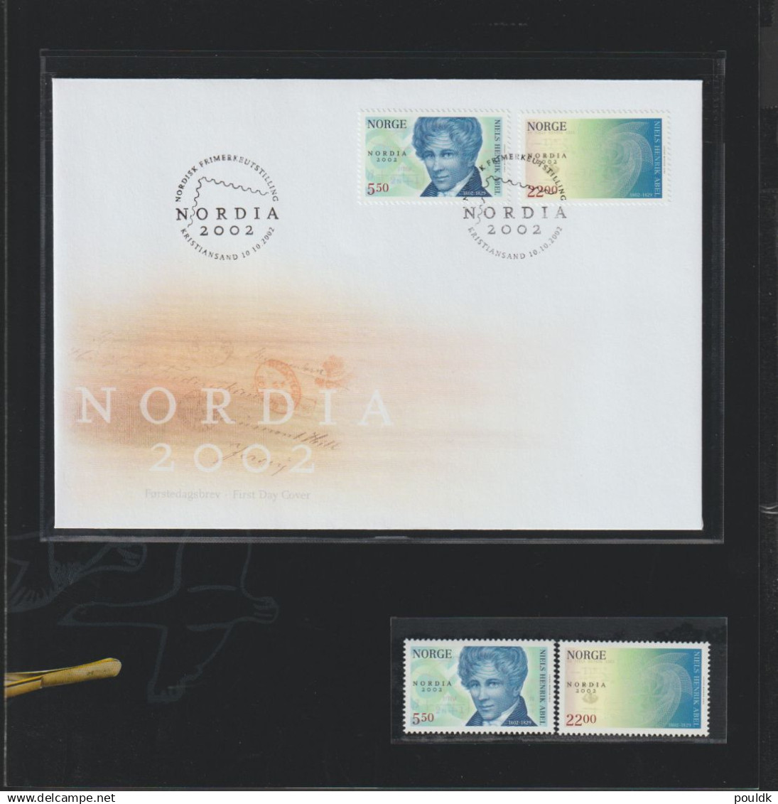Norway Presentation Map 2002 Nordia 2002 - FDC + Set MNH/**. Postal Weight 90 Gramm. Please Read Sales Conditions Under - Brieven En Documenten