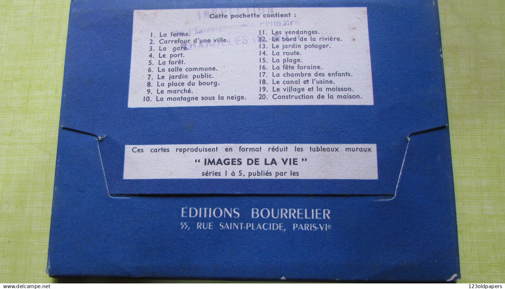 ILLUSTRE HELENE POIRIE LN 20 COMPOSITIONS IMAGES DE LA VIE EN POCHETTE TBE COMPLET SCOLAIRE IMAGE - Andere & Zonder Classificatie