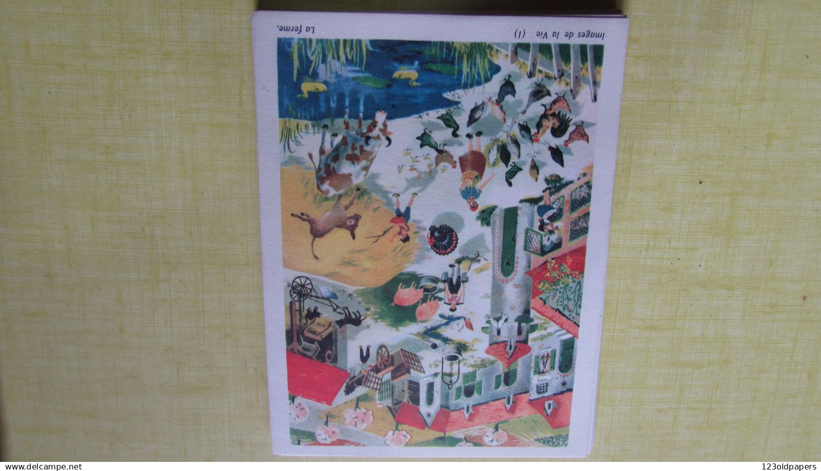 ILLUSTRE HELENE POIRIE LN 20 COMPOSITIONS IMAGES DE LA VIE EN POCHETTE TBE COMPLET SCOLAIRE IMAGE - Andere & Zonder Classificatie