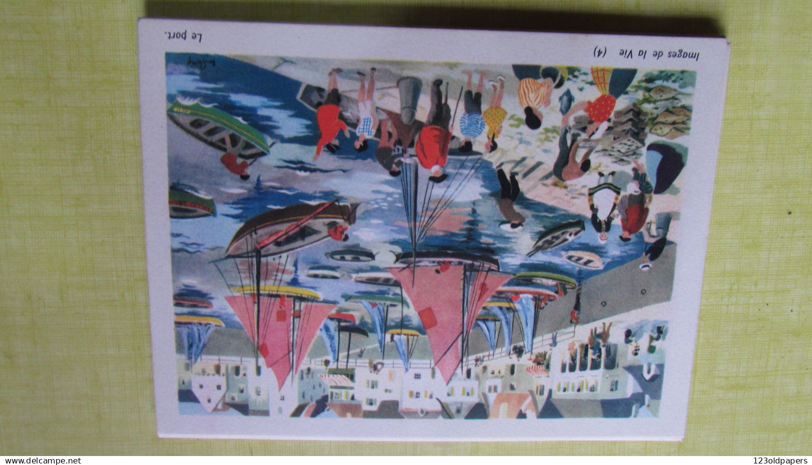 ILLUSTRE HELENE POIRIE LN 20 COMPOSITIONS IMAGES DE LA VIE EN POCHETTE TBE COMPLET SCOLAIRE IMAGE