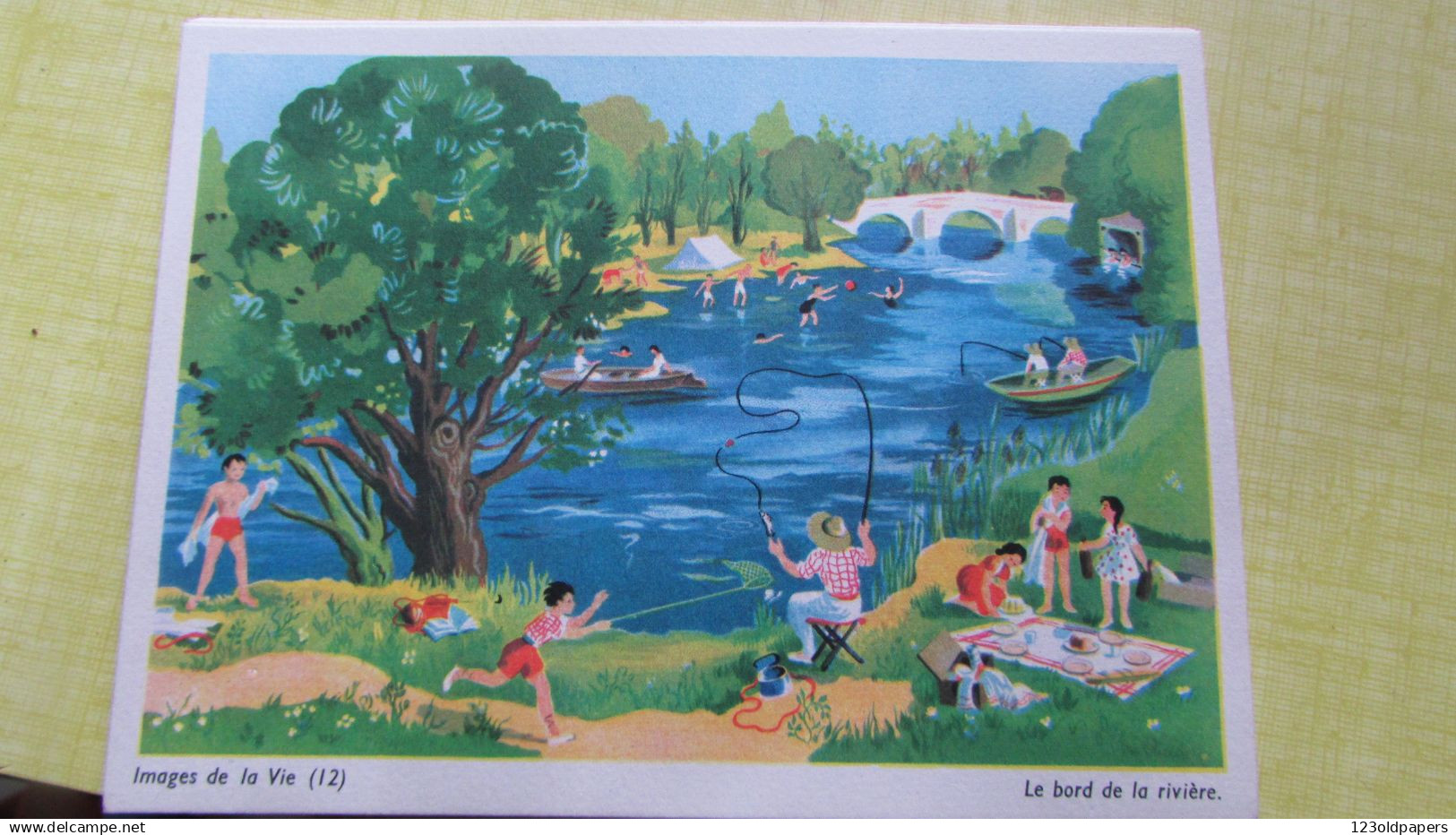 ILLUSTRE HELENE POIRIE LN 20 COMPOSITIONS IMAGES DE LA VIE EN POCHETTE TBE COMPLET SCOLAIRE IMAGE