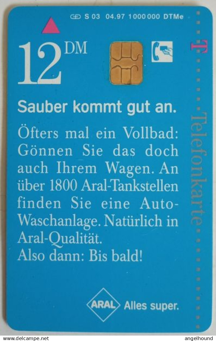 Germany 12 DM  S 03 04.97 - Aral 6 -Vollbad ( Badeente ) - S-Series : Tills With Third Part Ads