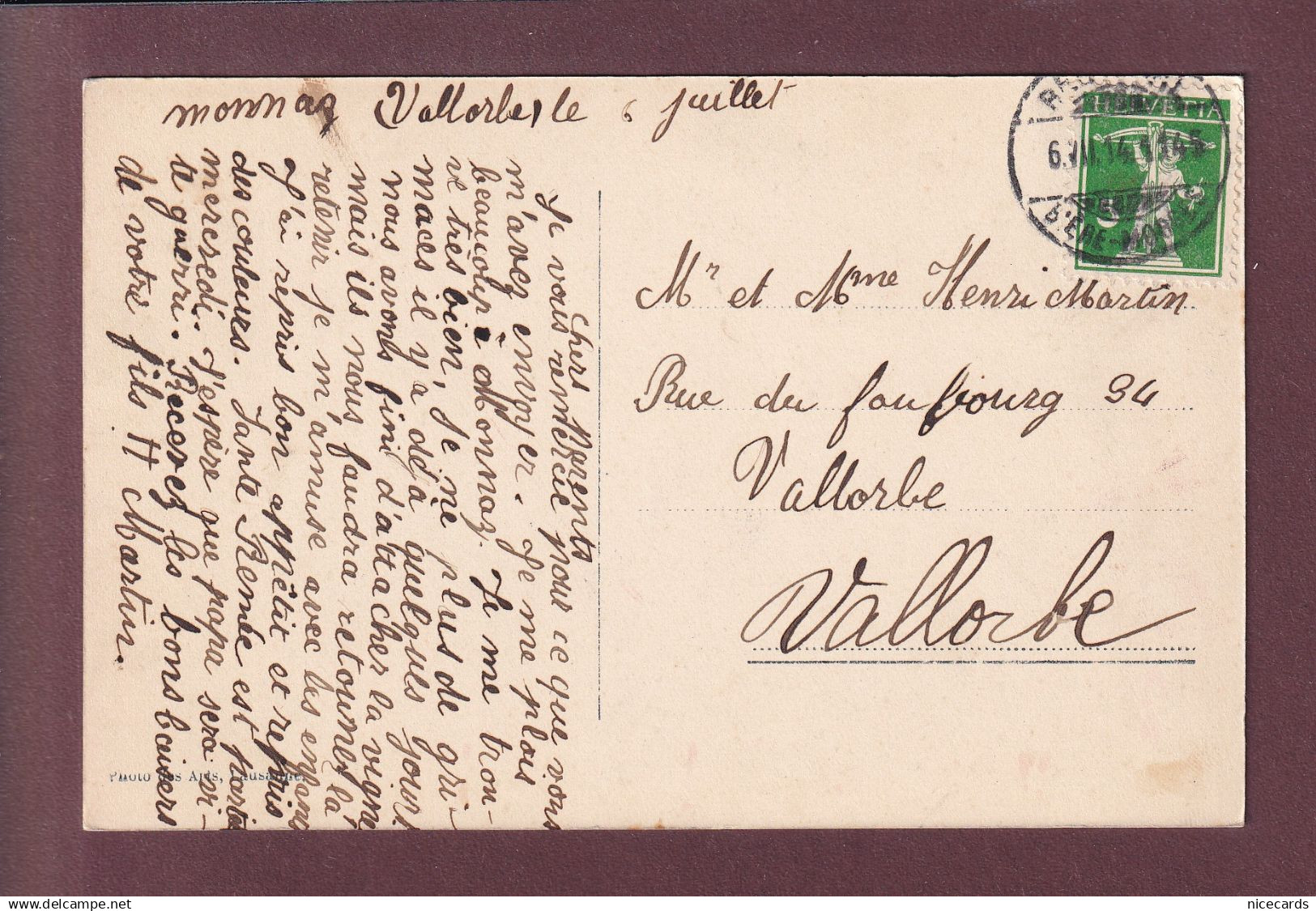 VUFFLENS - Château - 1914 - Vufflens-le-Château