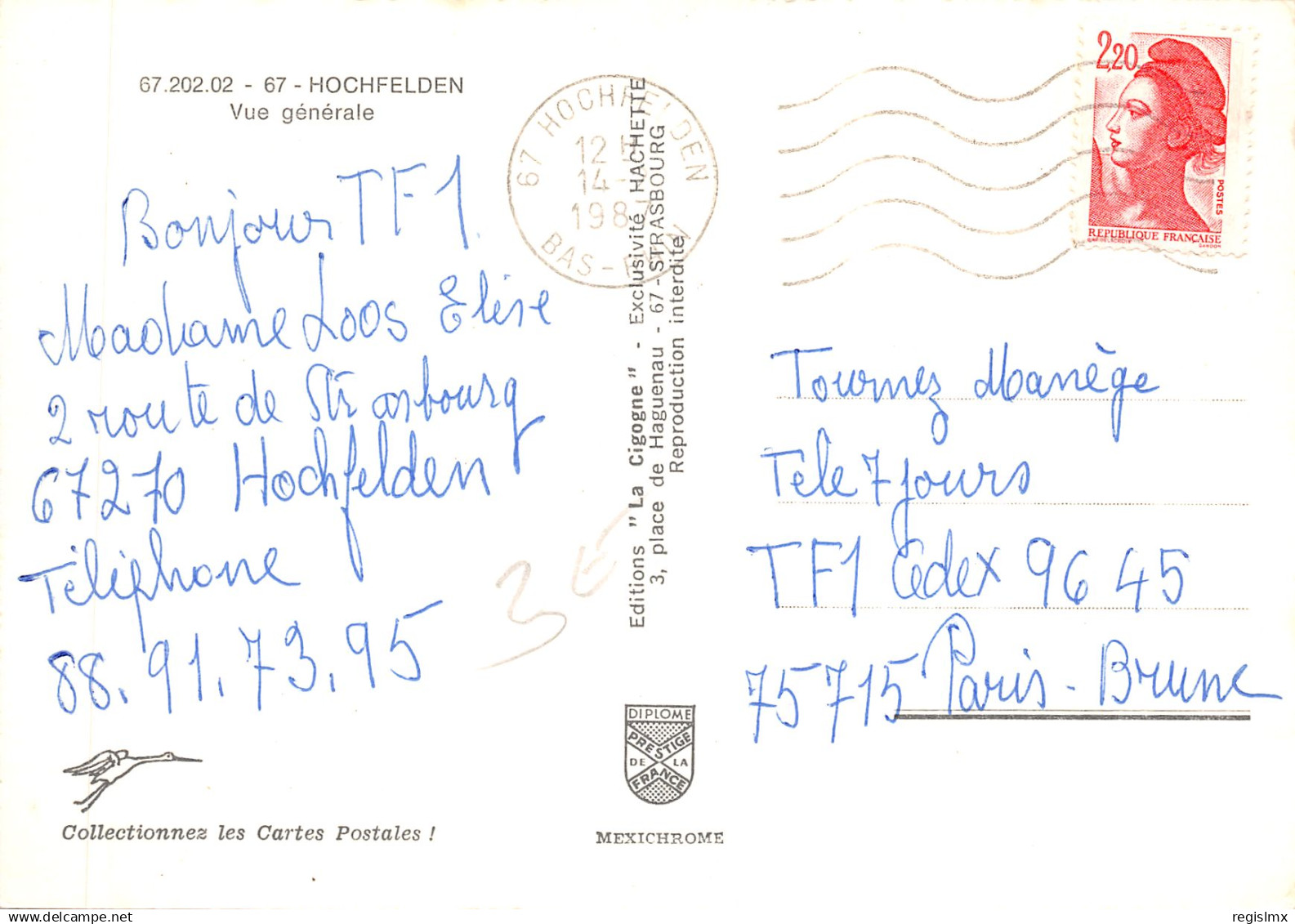 67-HOCHFELDEN-N°533-C/0147 - Hochfelden