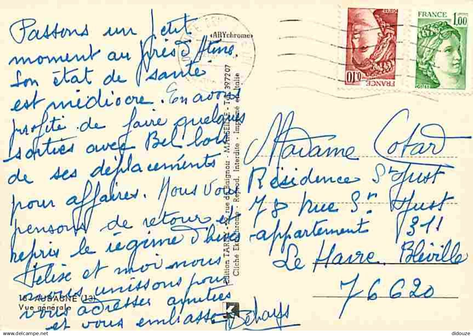 13 - Aubagne - Vue Générale - CPM - Voir Scans Recto-Verso - Aubagne