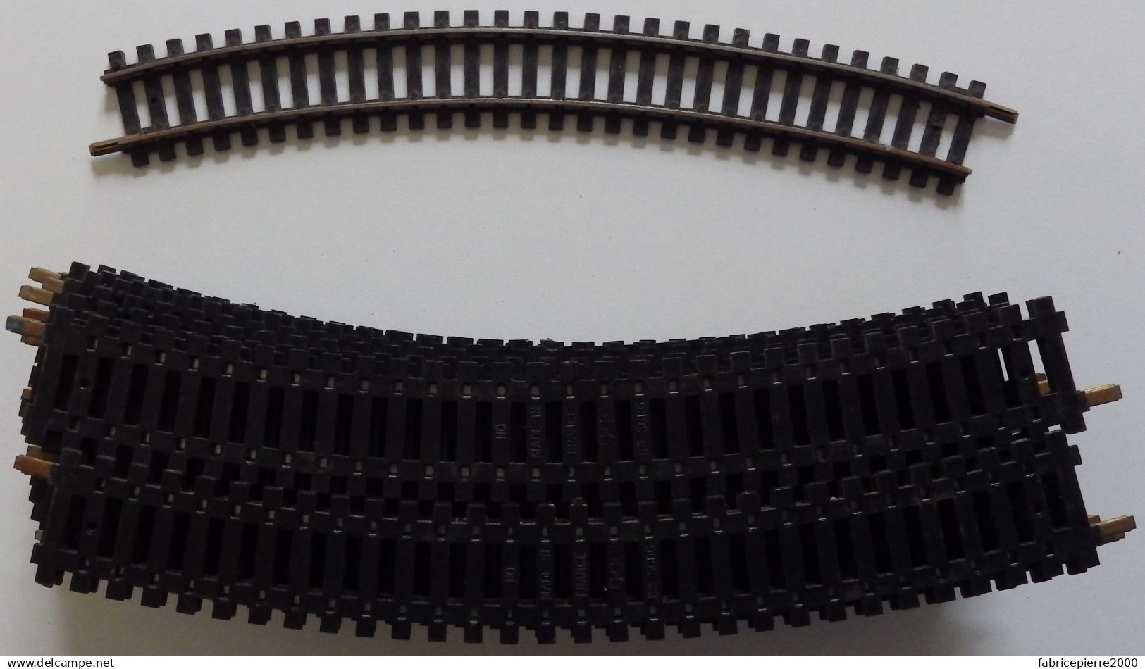 Gégé HO - 6 Rails Métal Courbes R=360 ? 23 Cm (plusieurs Lots Disponibles) - Track