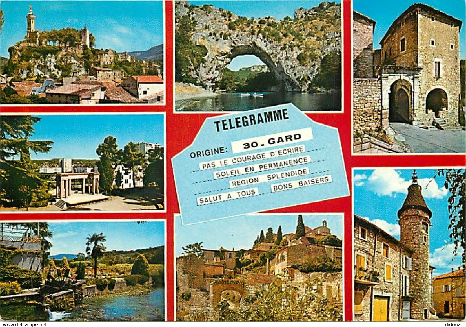30 - Gard - Multivues - Flamme Postale De Saint Ambroix - CPM - Voir Scans Recto-Verso - Autres & Non Classés