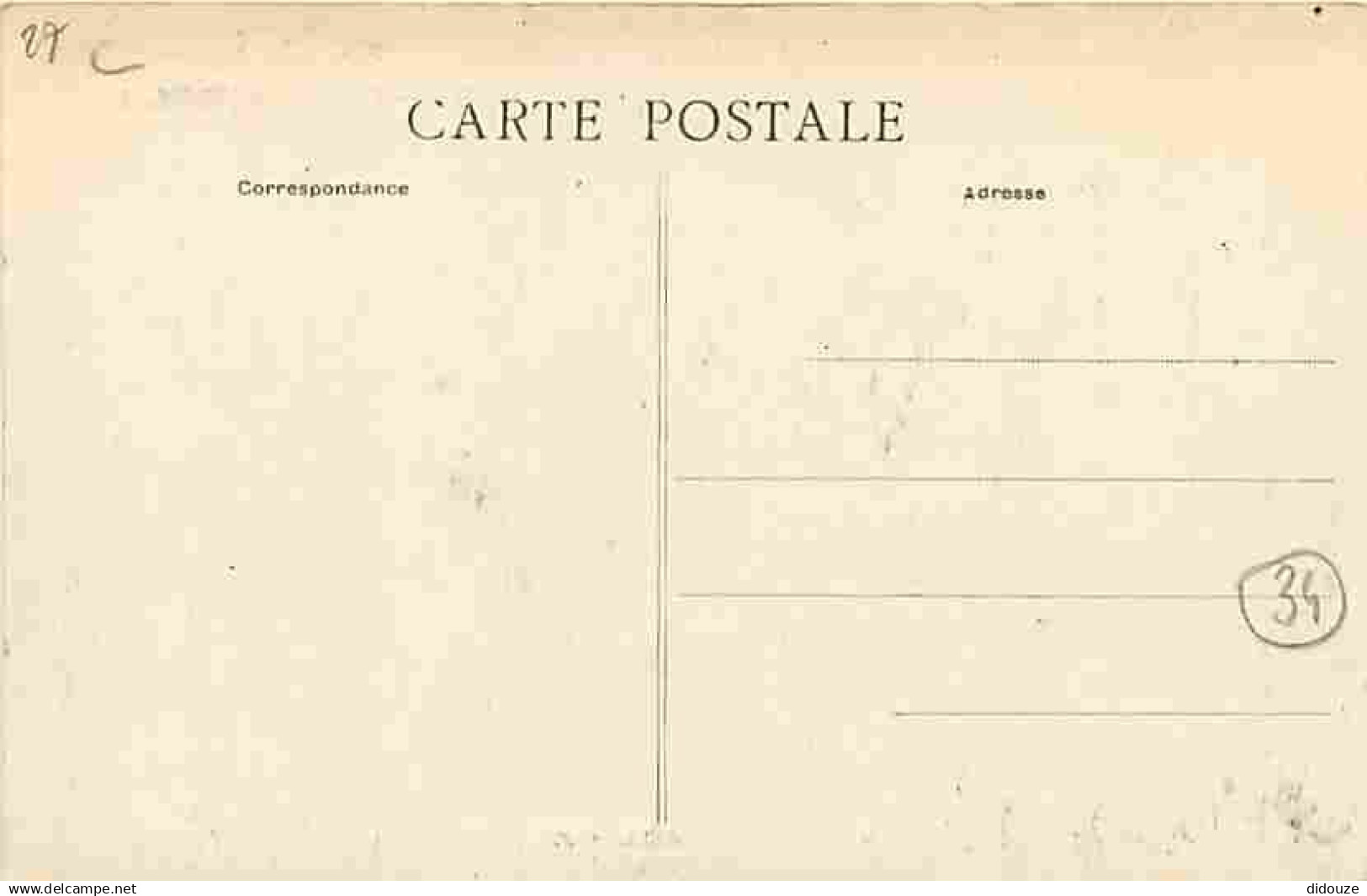 34 - Sète - Cette - Vue Générale Coté Nord - CPA - Voir Scans Recto-Verso - Sete (Cette)