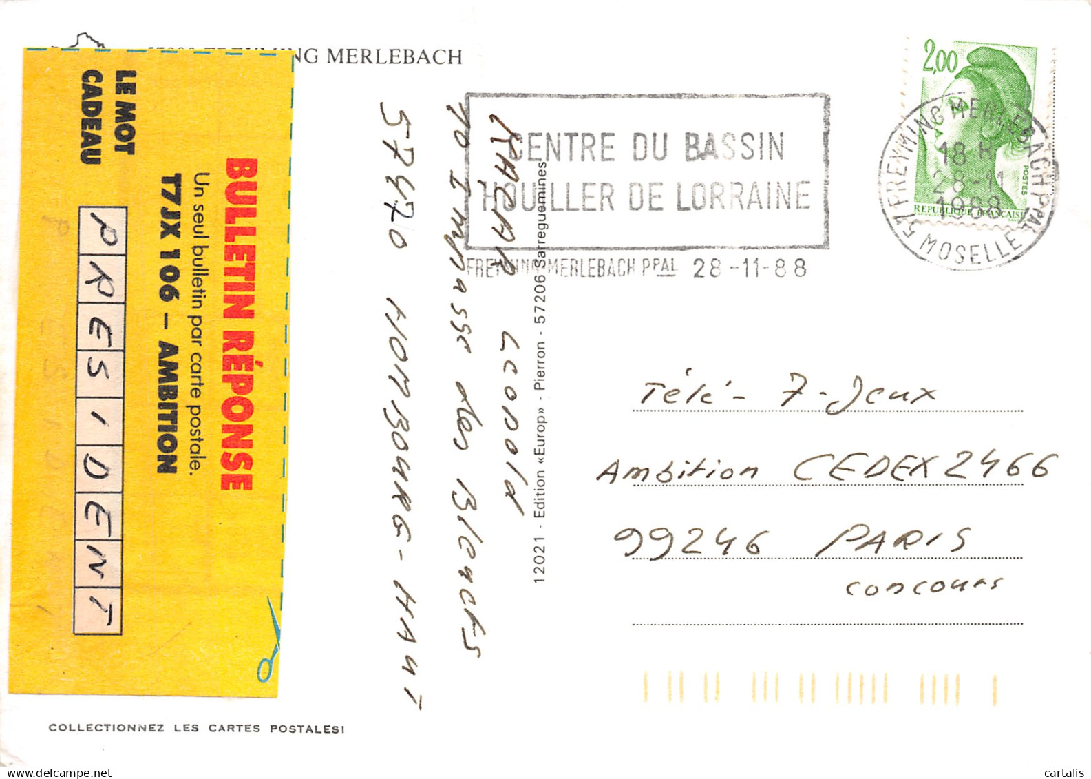 57-FREYMING MERLEBACH-N°C4085-A/0061 - Freyming Merlebach
