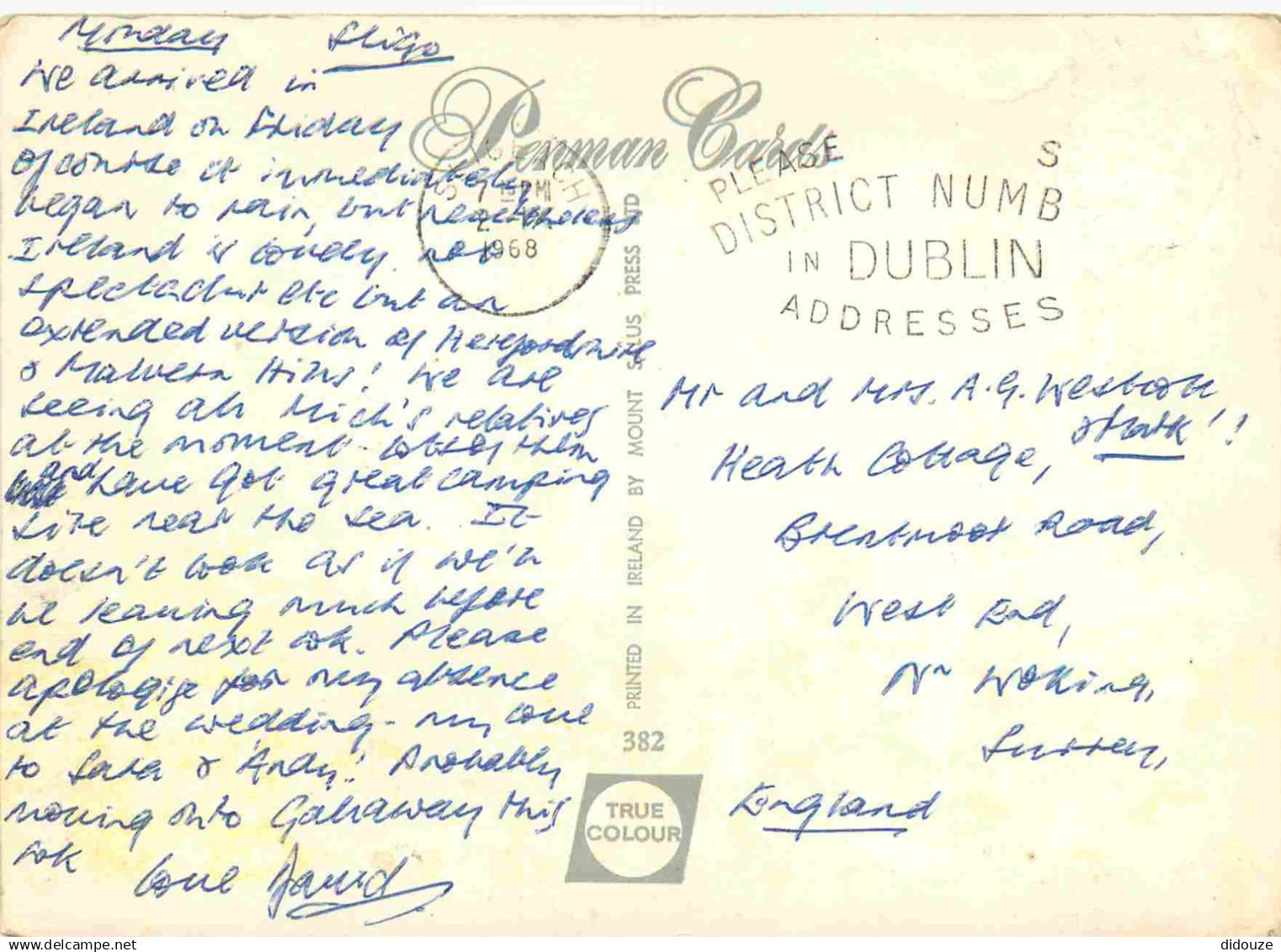 Irlande - Sligo - Yeats Country - Ben Bulben And Drumcliffe - Ireland - Irlanda - CPM - Voir Scans Recto-Verso - Sligo