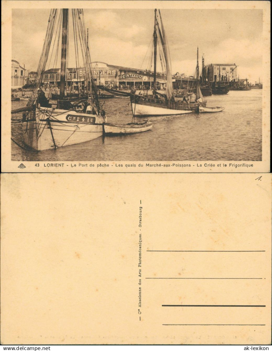 CPA Lorient Lorient (An Oriant) Hafen, Segelschiffe 1926 - Autres & Non Classés