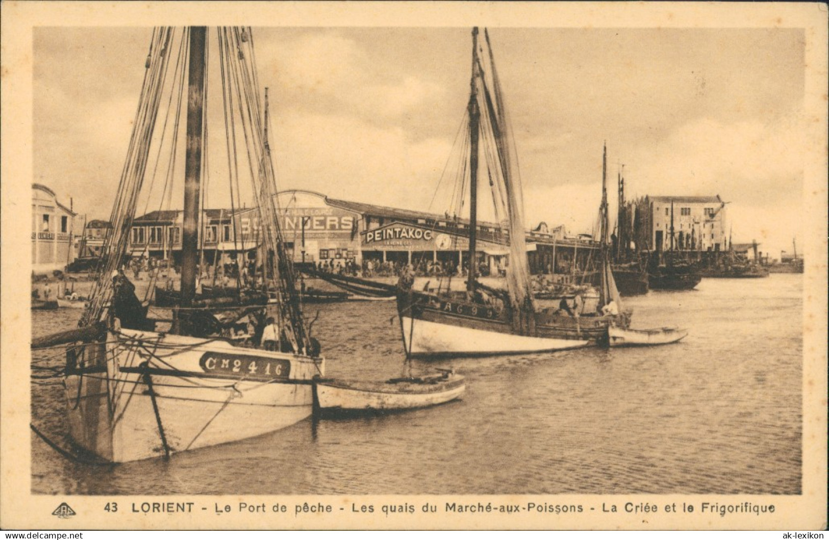 CPA Lorient Lorient (An Oriant) Hafen, Segelschiffe 1926 - Autres & Non Classés