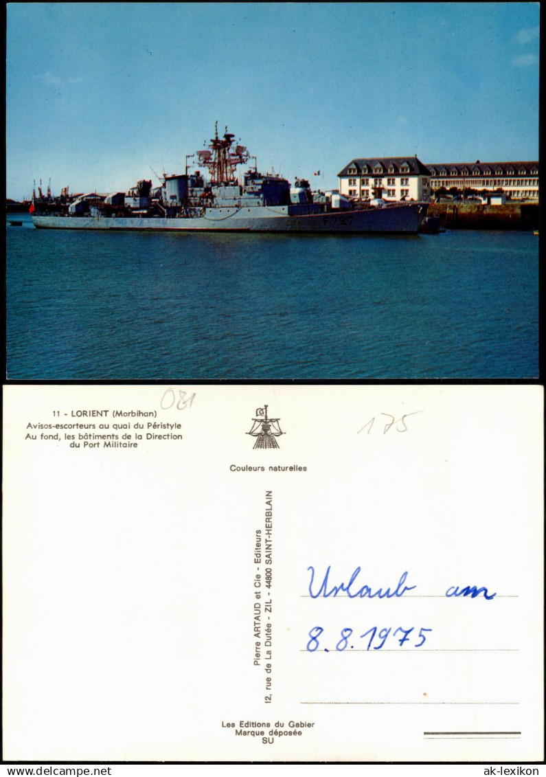 Lorient Lorient (An Oriant) Hafen Mit Frz. Schiff Der Marine 1975 - Lorient