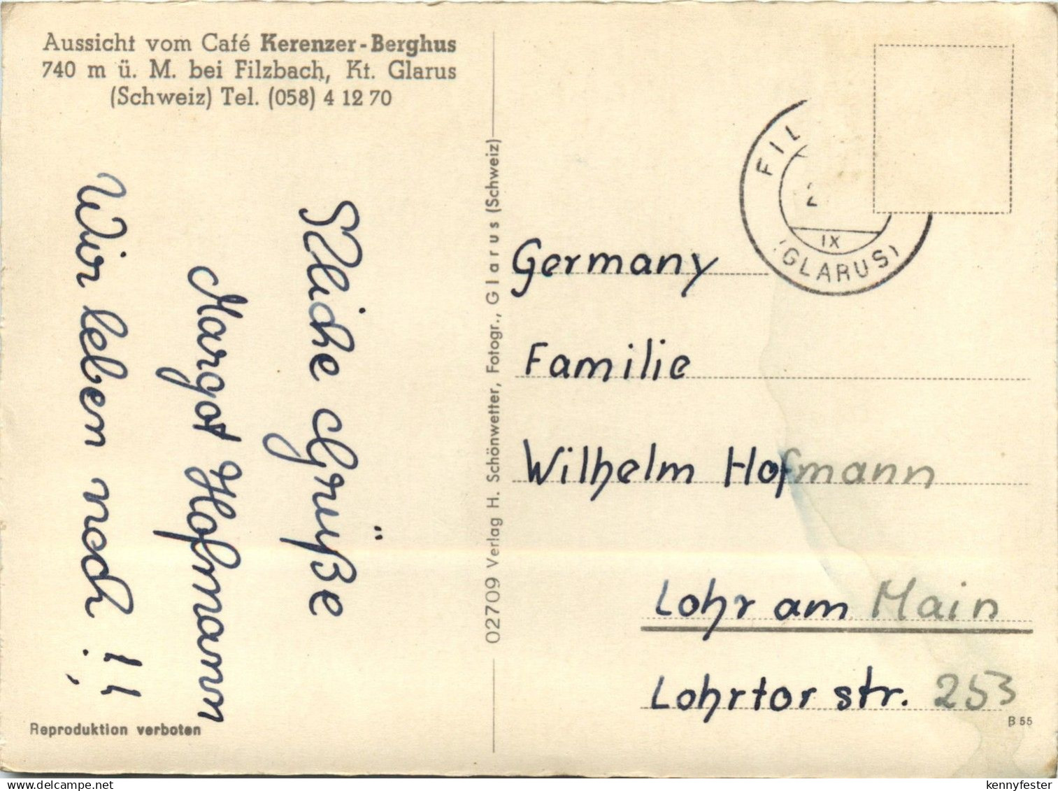 Cafe Kerenzer Berghaus Bei Filzbach - Filzbach