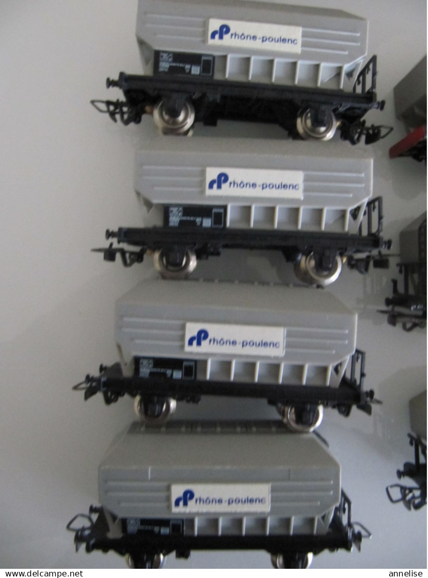 Lot De 10 Wagons Marques Diverses - Other & Unclassified
