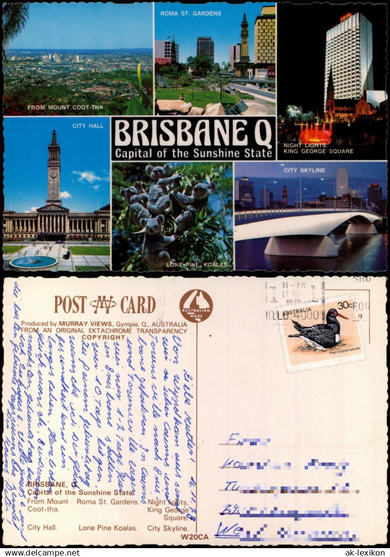 Brisbane Capital Of The Sunshine State (Mehrbildkarte City Views) 1979 - Brisbane