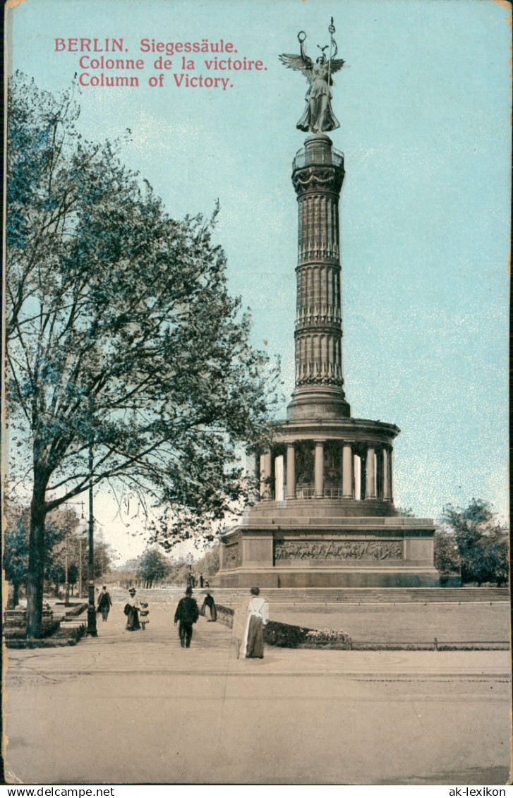 Ansichtskarte Mitte-Berlin Siegessäule 1912 - Mitte
