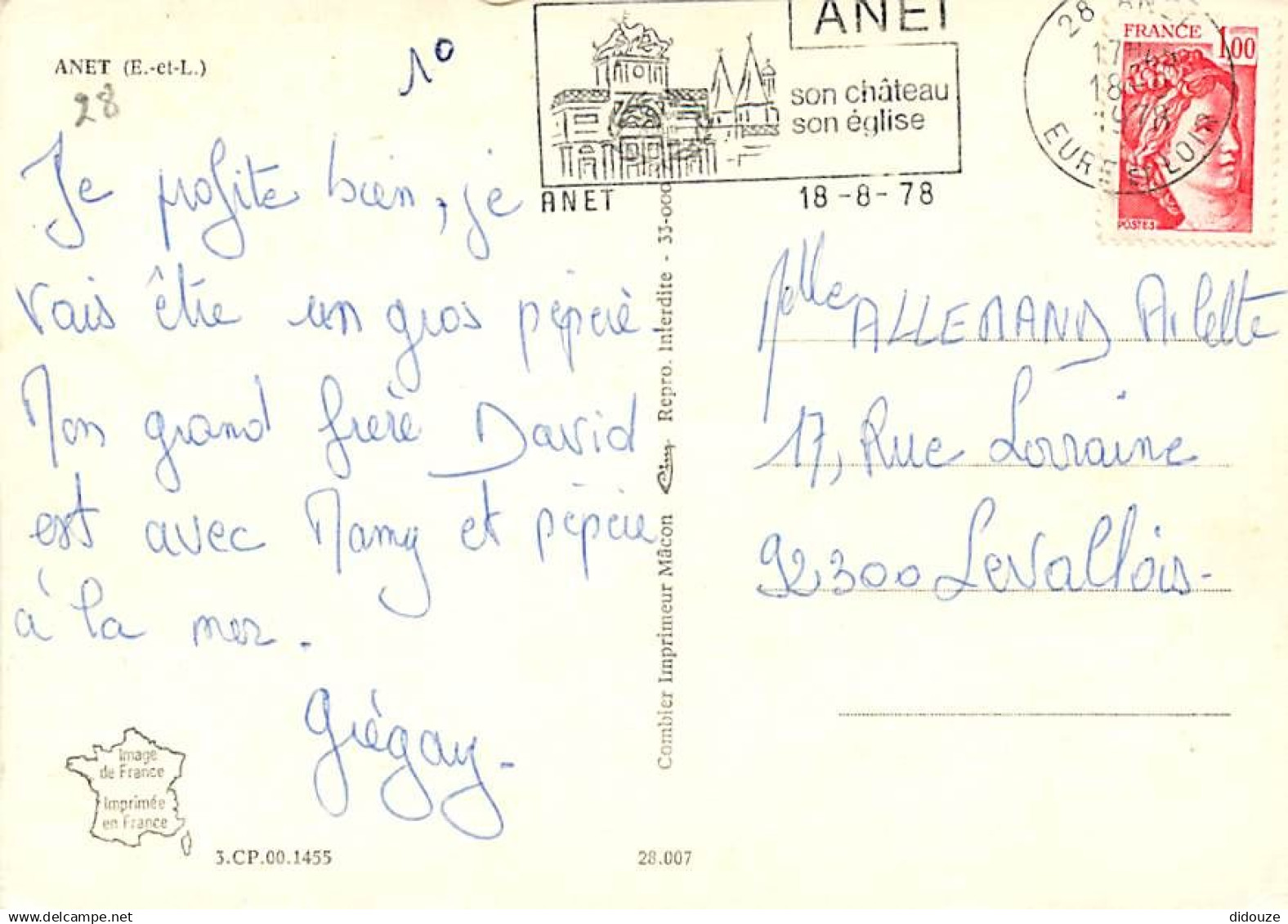 28 - Anet - Multivues - CPM - Voir Scans Recto-Verso - Anet