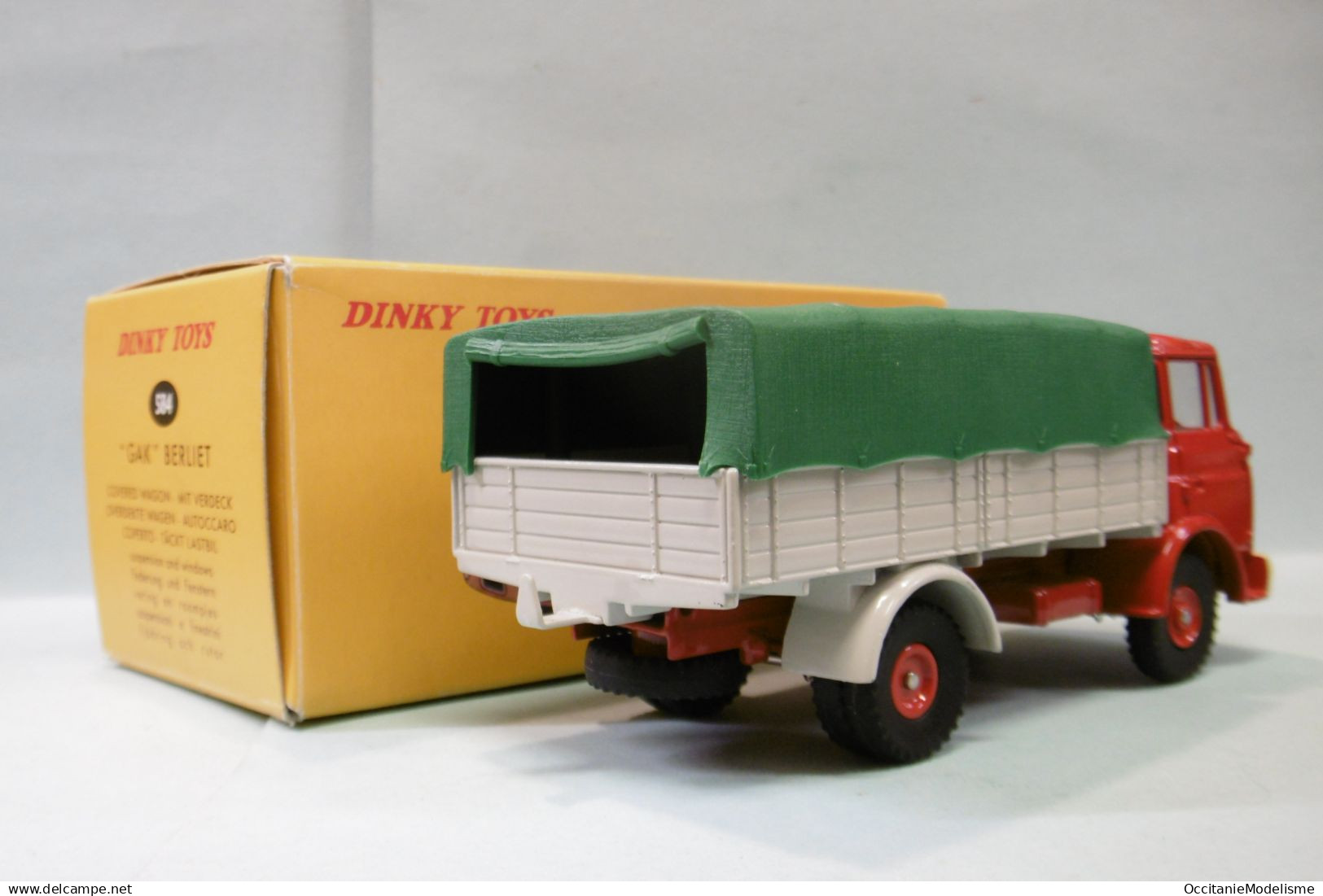 Dinky Toys / Atlas - BERLIET GAK Bâché Rouge Réf. 584 Neuf BO 1/43 - Dinky