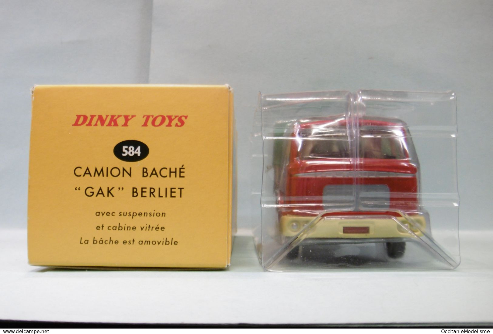 Dinky Toys / Atlas - BERLIET GAK Bâché Rouge Réf. 584 Neuf BO 1/43 - Dinky