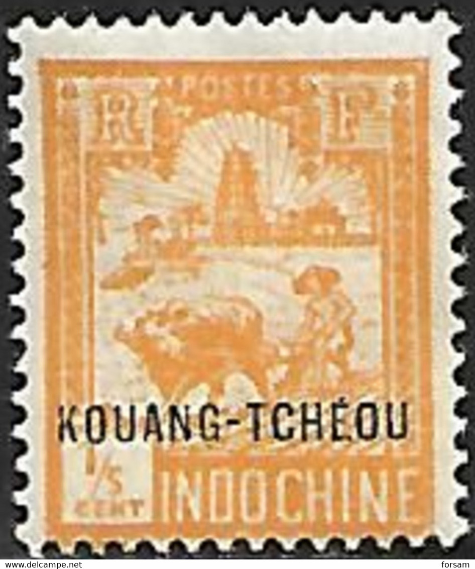 INDOCHINA (KOUANG TCHEOU)..1927..Michel # 106..MLH. - Ongebruikt