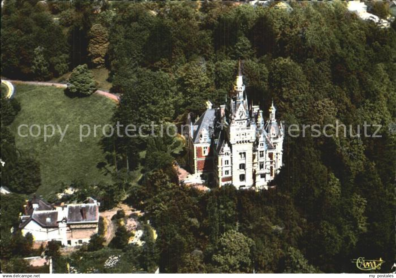 Esneux Fliegeraufnahme Mit Schloss - Esneux