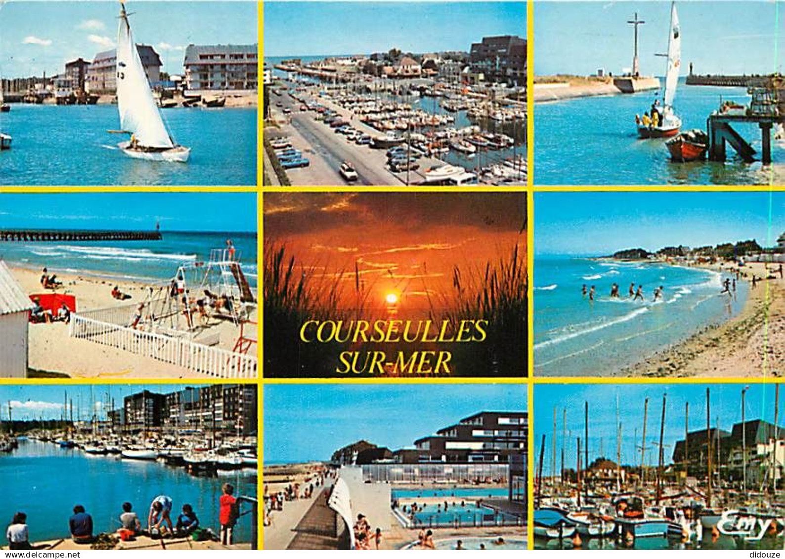 14 - Courseulles Sur Mer - Multivues - Flamme Postale De Courseulles Sur Mer - CPM - Voir Scans Recto-Verso - Courseulles-sur-Mer