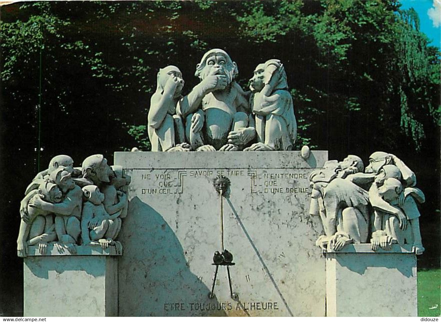 Suisse - VD Vaud - Lausanne - Ouchy - Fontaine Aux Singes - Affenbrunnen - Monkeys' Fountain - CPM - Carte Neuve - Voir - Autres & Non Classés