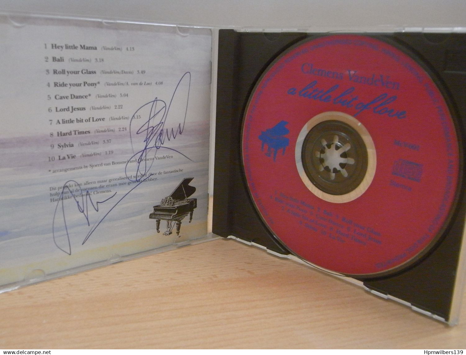 CD Gesigneerd - Signed Clemens VandeVen 1991 (s51) - Handtekening / Autographe - Autographes