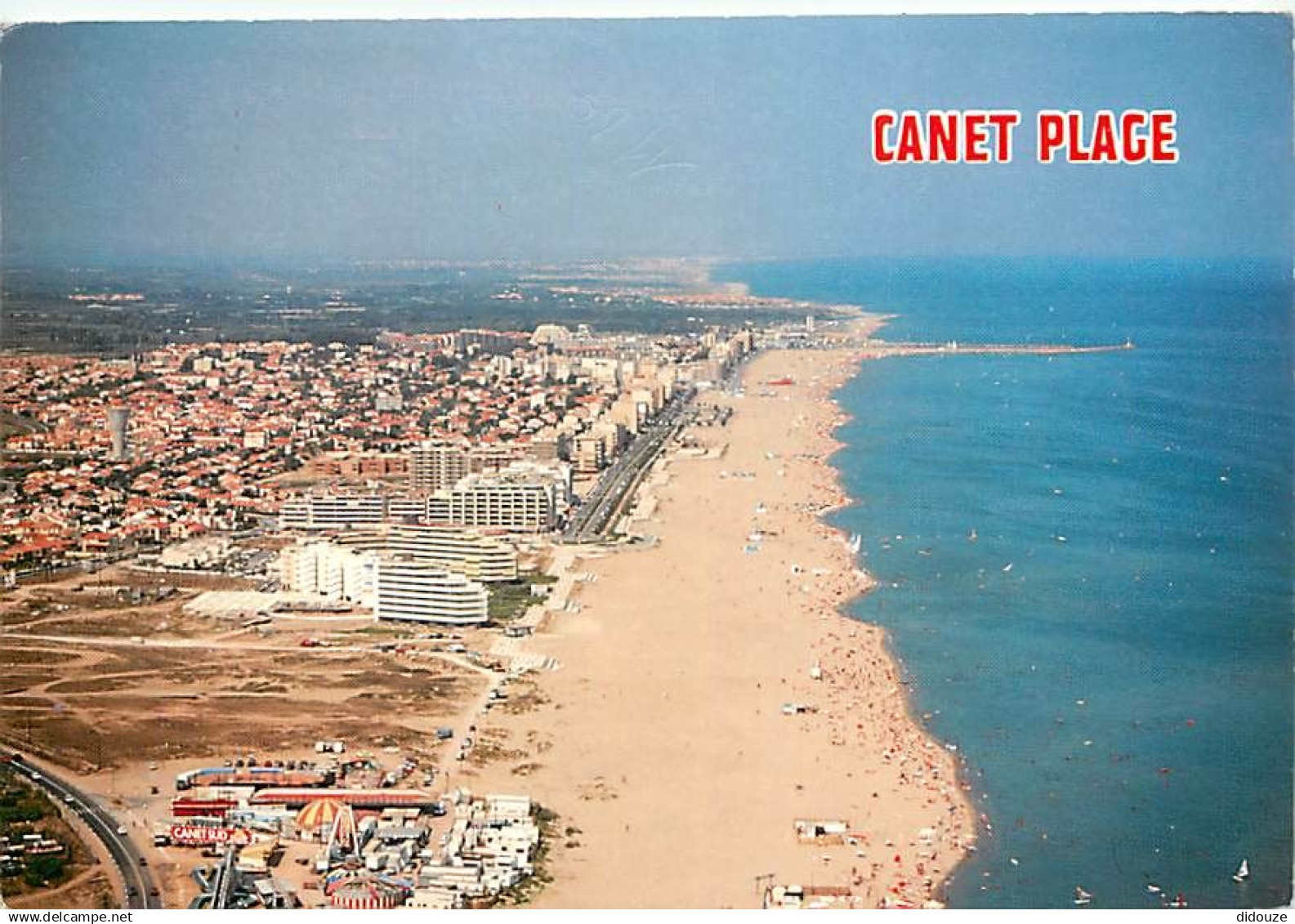 66 - Canet Plage - Vue Générale Aérienne - Au Premier Plan Canet Sud - CPM - Voir Scans Recto-Verso - Canet Plage