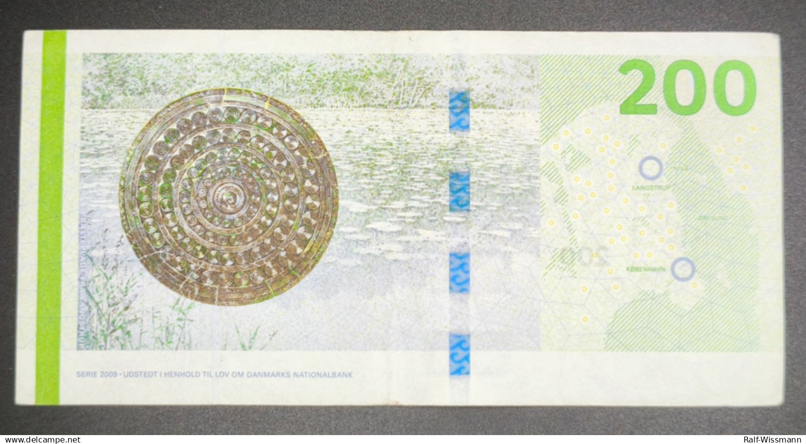 ### Dänemark Denmark 200 Kroner 2009 (P67) Condition XF ### - Denmark