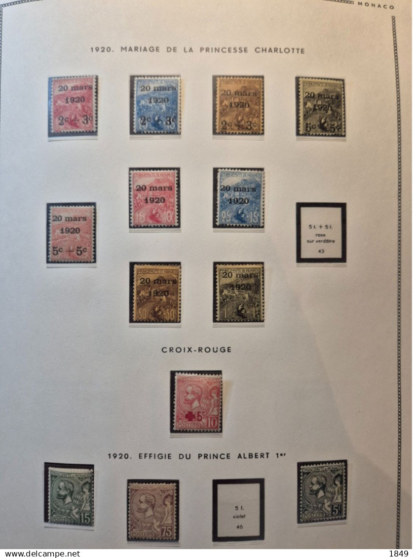 MONACO Alb. MOC 1885/1978 Neufs + PA (dont Oiseaux **) Côte >10 000€ - Collections, Lots & Séries