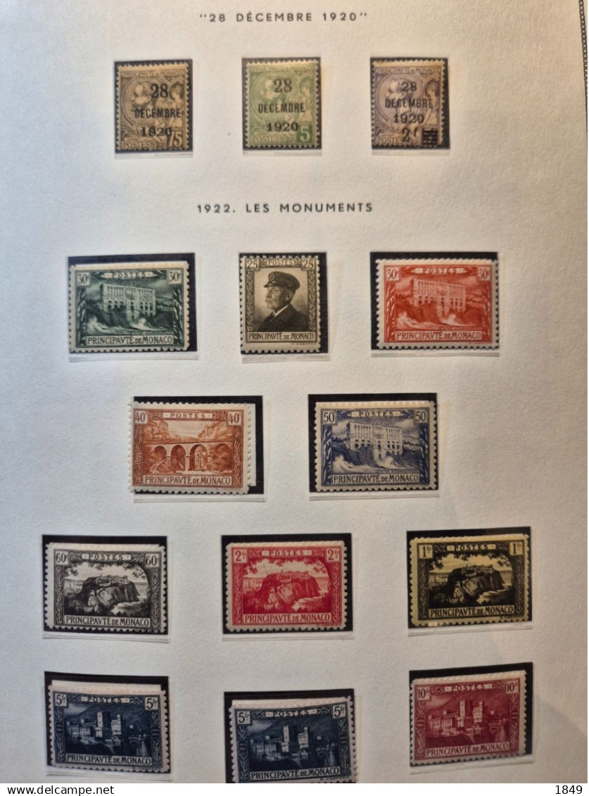MONACO Alb. MOC 1885/1978 Neufs + PA (dont Oiseaux **) Côte >10 000€ - Collections, Lots & Séries