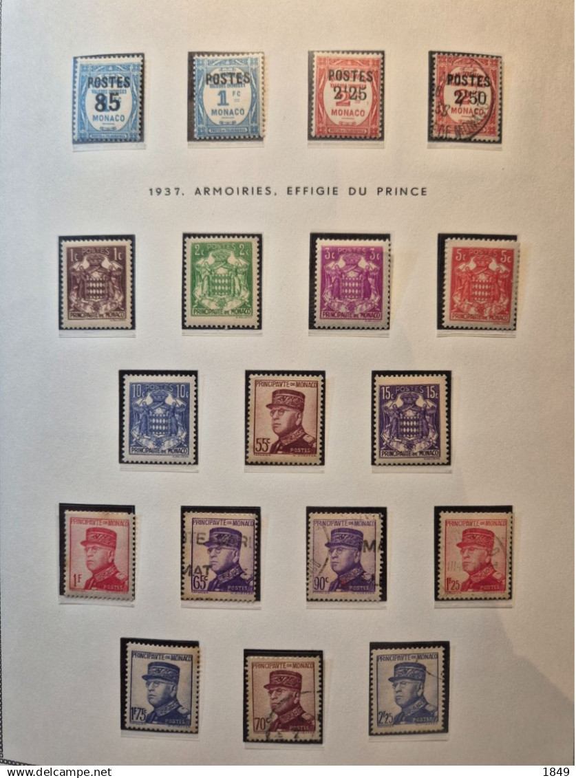 MONACO Alb. MOC 1885/1978 Neufs + PA (dont oiseaux **) côte >10 000€