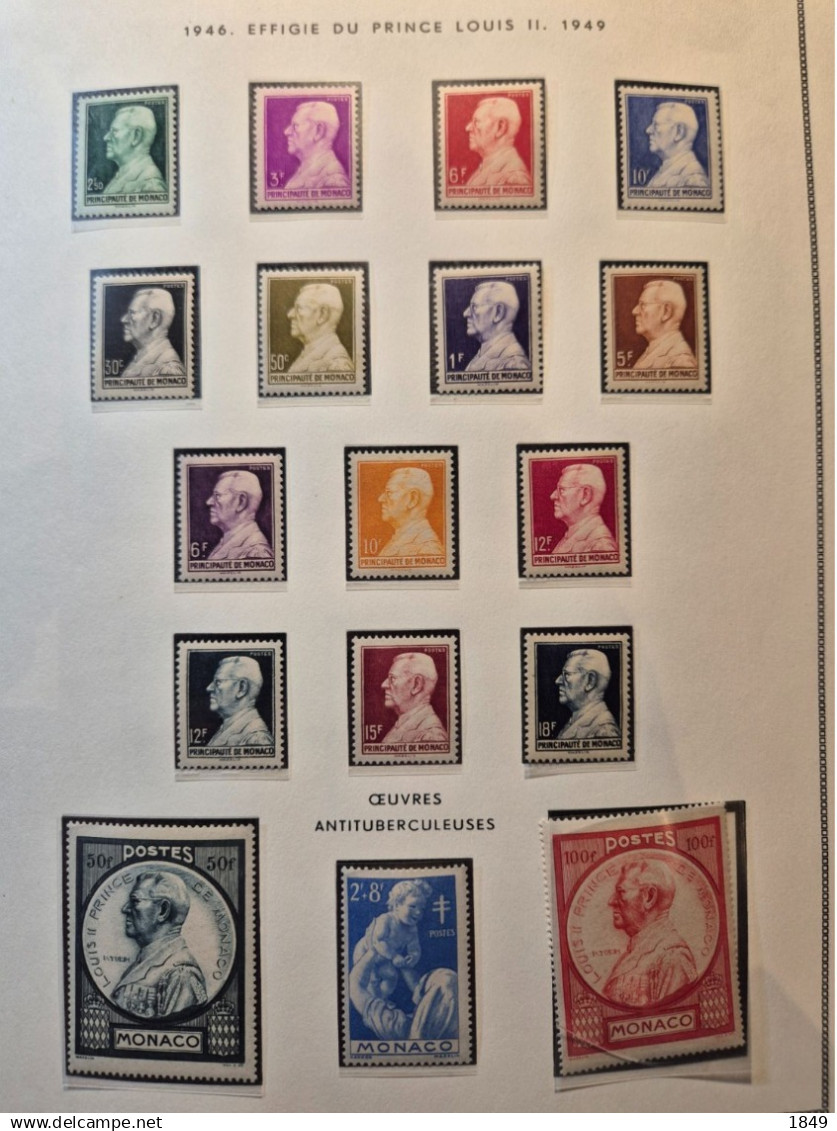 MONACO Alb. MOC 1885/1978 Neufs + PA (dont oiseaux **) côte >10 000€