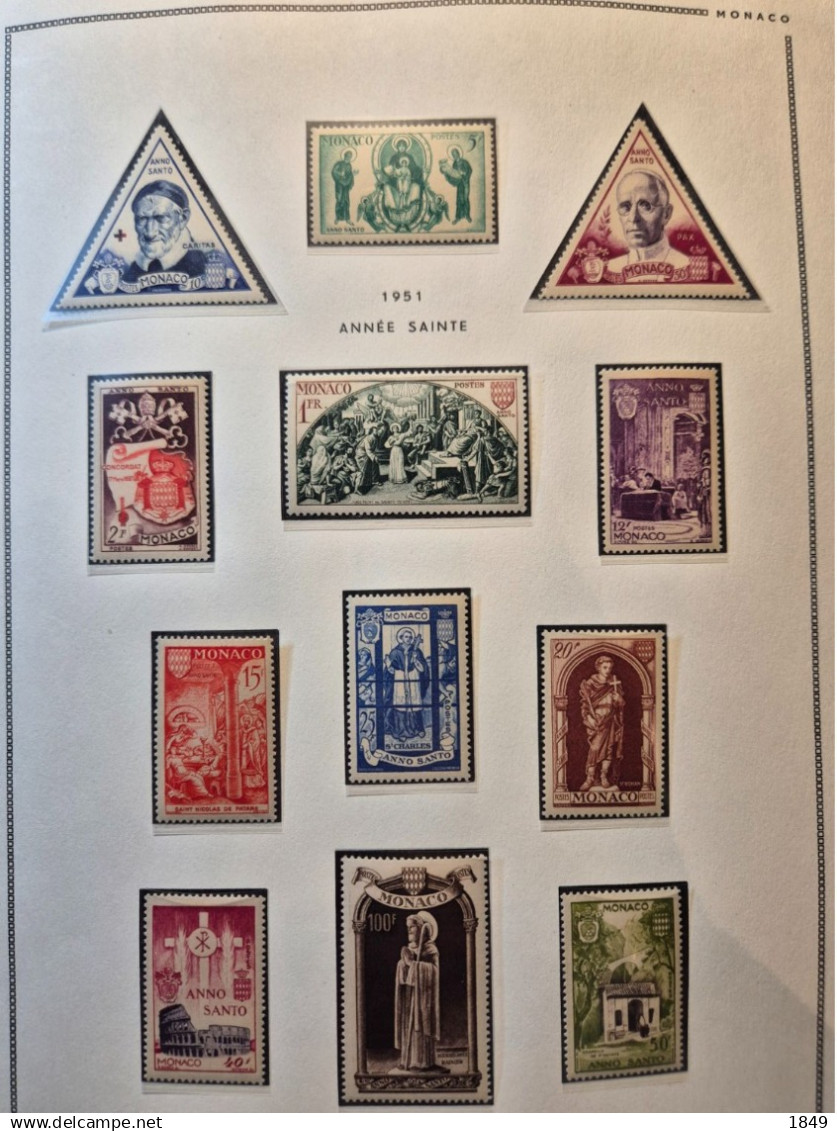 MONACO Alb. MOC 1885/1978 Neufs + PA (dont oiseaux **) côte >10 000€
