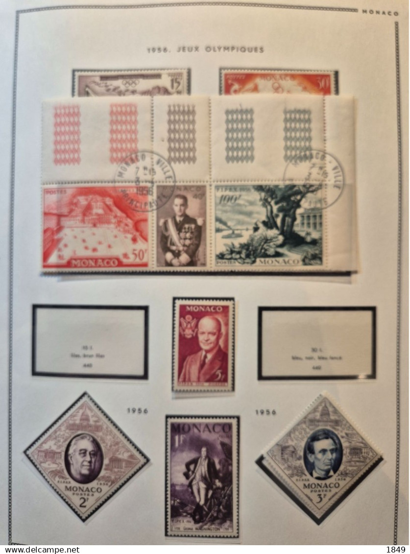 MONACO Alb. MOC 1885/1978 Neufs + PA (dont oiseaux **) côte >10 000€