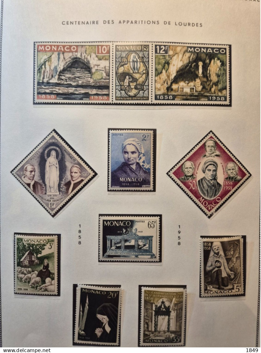 MONACO Alb. MOC 1885/1978 Neufs + PA (dont oiseaux **) côte >10 000€