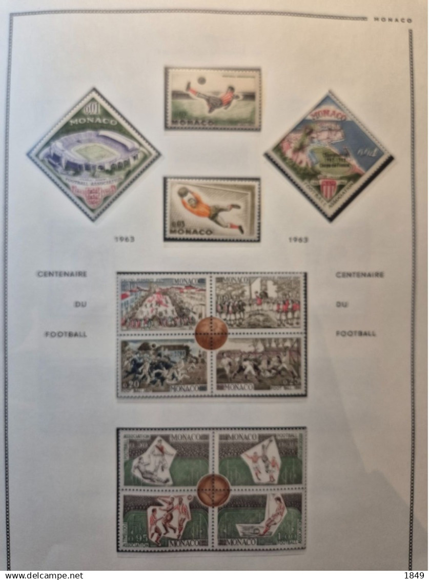 MONACO Alb. MOC 1885/1978 Neufs + PA (dont oiseaux **) côte >10 000€