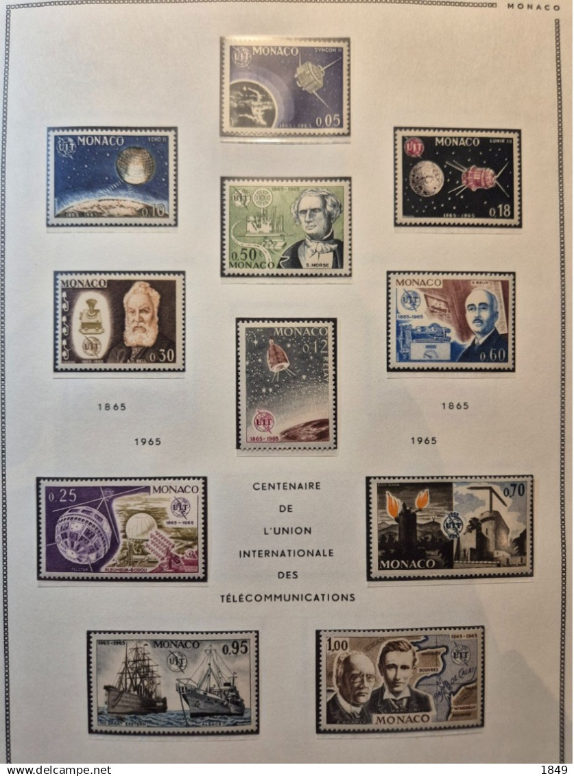 MONACO Alb. MOC 1885/1978 Neufs + PA (dont oiseaux **) côte >10 000€
