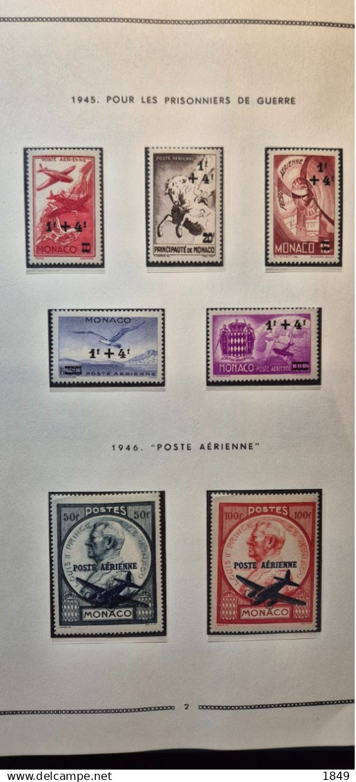 MONACO Alb. MOC 1885/1978 Neufs + PA (dont oiseaux **) côte >10 000€